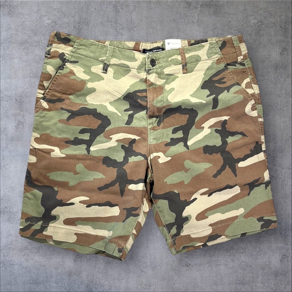 Lucky Brand Camouflage Men Shorts